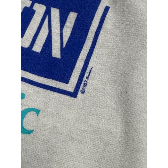 VTG '87 Aged to Perfection Clearly a Classic Age Humor White S/S T-Shirt Sz L - Picture 10 of 16